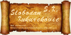 Slobodan Kukureković vizit kartica